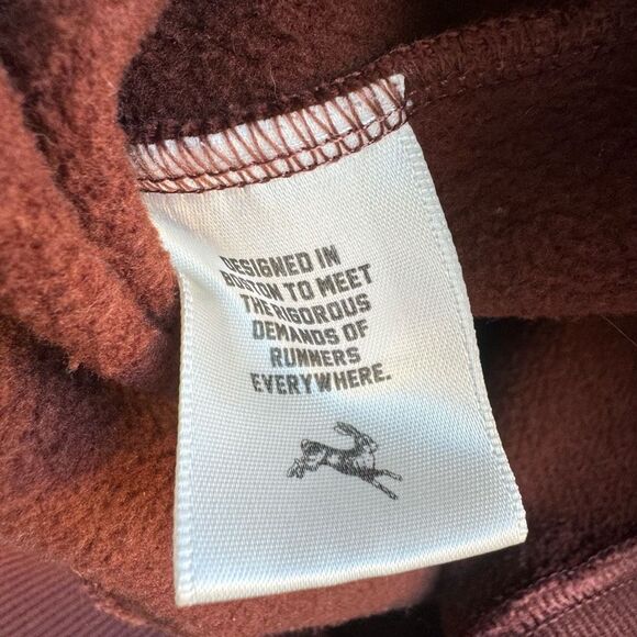 Tracksmith Women’s Thick Burnt Red Brown Crewneck Pullover Popover Size Medium - Picture 5 of 6